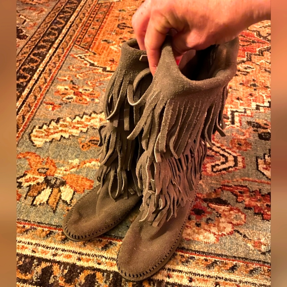 Minnetonka calf boots